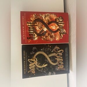 Serpent & Dove Paperback Book Set - Red and Black Covers